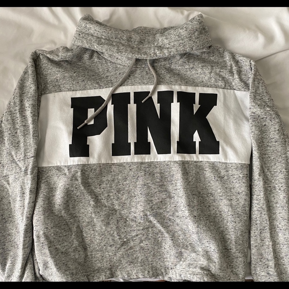 PINK grey sweatshirt